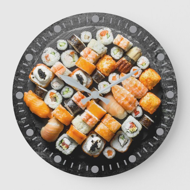 Grande Horloge Ronde Sushi platter (Recto)