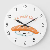 Sushi Time Kawaii Sushi Texte Personnalisé