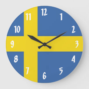 Grande Horloge Ronde Swedish Flag