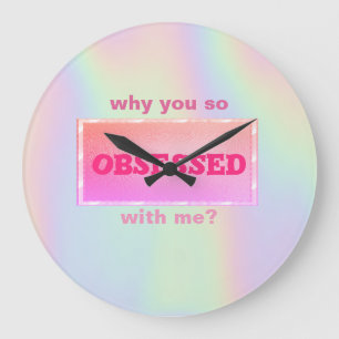 Grande Horloge Ronde Sweet Girly Holographic