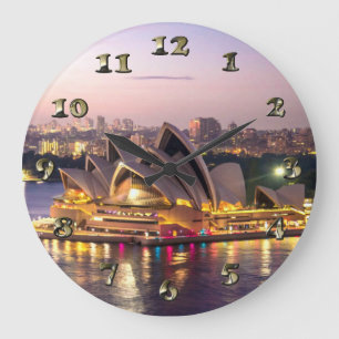 Grande Horloge Ronde Sydney Opera House in the Evening