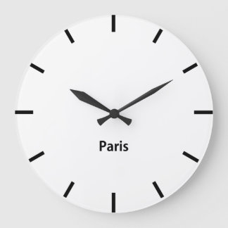 Grande Horloge Ronde Sydney Ville Heure Zone Salle de presse Mur Grande