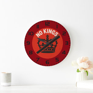 Grande Horloge Ronde Symbole de protestation contre les rois