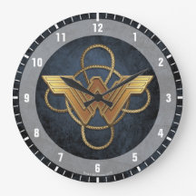 Symbole d'or Wonder Woman sur Lasso