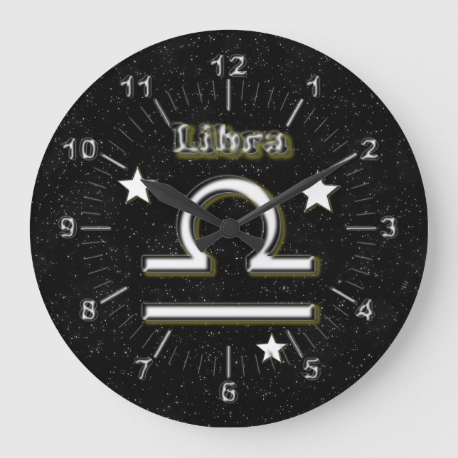 Grande Horloge Ronde Symbole Libra (Recto)