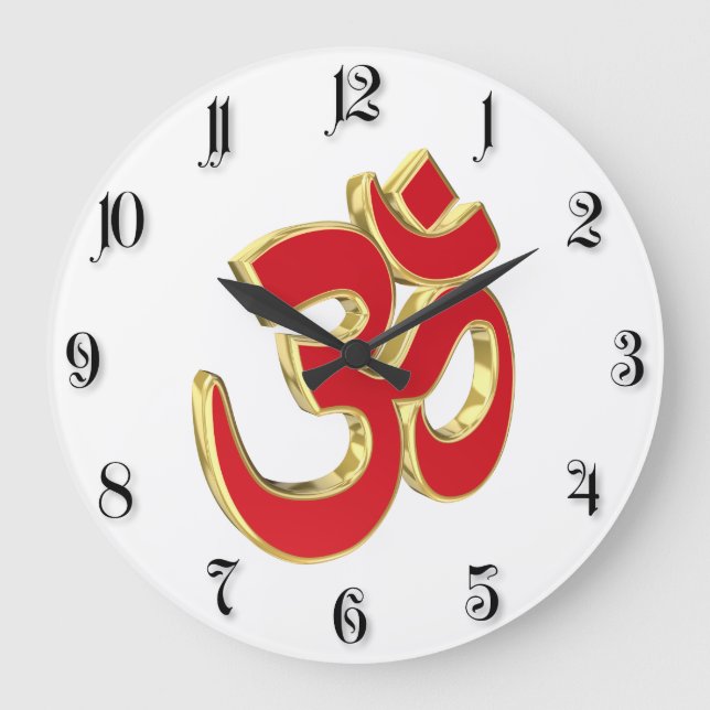 Grande Horloge Ronde Symbole Om (Recto)