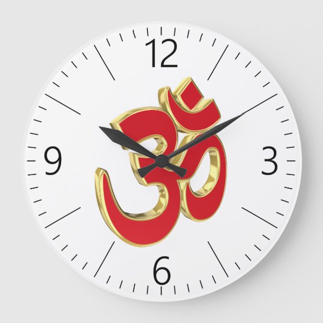 Grande Horloge Ronde Symbole Om (Recto)