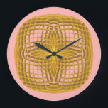 Grande Horloge Ronde Symmetric pattern<br><div class="desc">Image created by Gagik Sargsyan, in the program Apophysis 7x. Customize your own wall clock.</div>