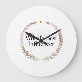 Grande Horloge Ronde T-shirt drôle de l'influenceur le plus talentueux