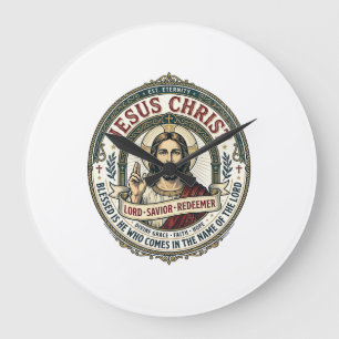 Grande Horloge Ronde T-shirt graphique de studio de danse de Jésus Ball