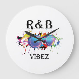 Grande Horloge Ronde T-Shirt Graphique R&B Vibez | Esthétique Musicale