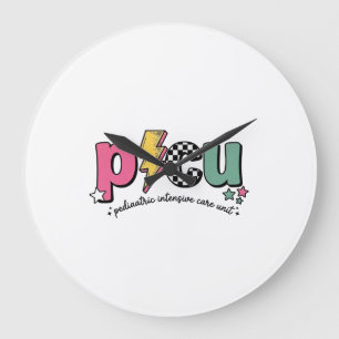 Grande Horloge Ronde T-shirt infirmière de l'unité de soins intensifs p