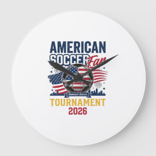 Grande Horloge Ronde T-shirt vintage tournoi de football américain 2026