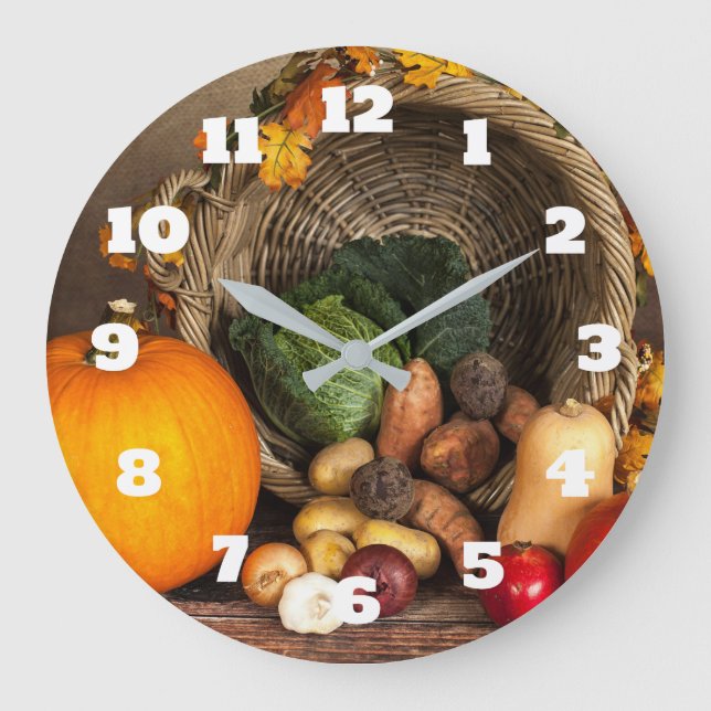 Grande Horloge Ronde Table Bountiful Harvest (Recto)