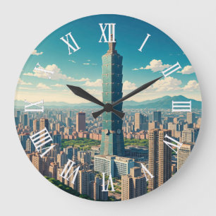 Grande Horloge Ronde Taipei 101 Taïwan