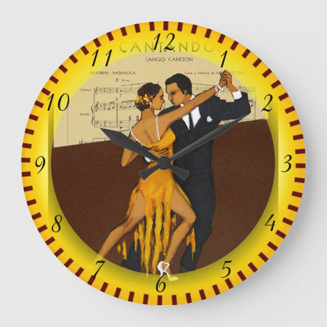 Grande Horloge Ronde TANGO clock (Recto)