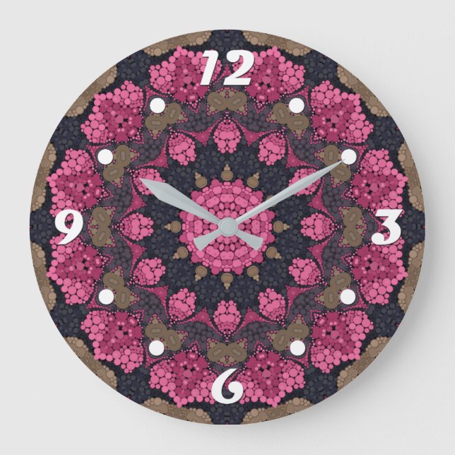 Grande Horloge Ronde Tapis perse (Recto)