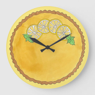 Grande Horloge Ronde Tarte au citron tarte au citron tarte à tarte à ta