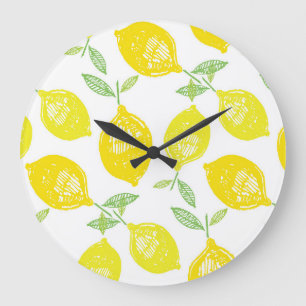 Grande Horloge Ronde Tartes aux fruits tropicaux