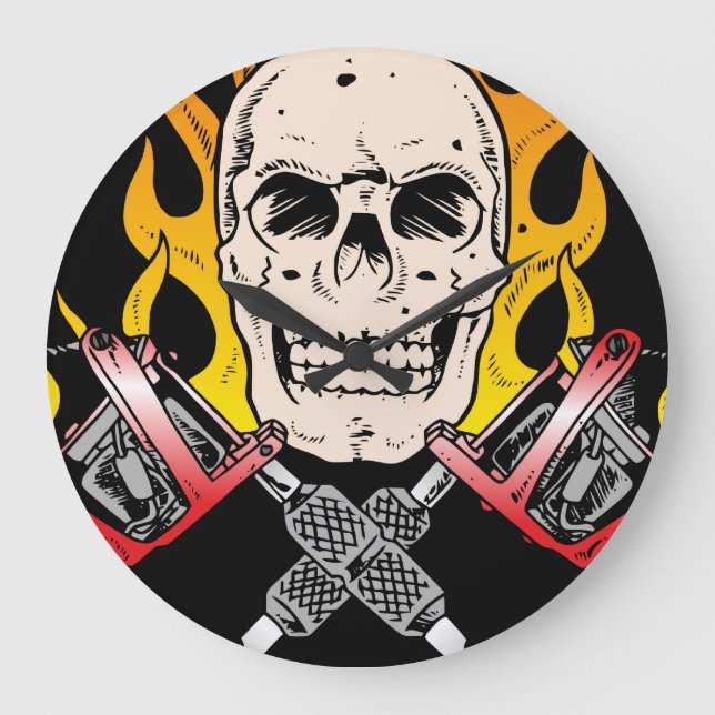 Grande Horloge Ronde Tattoo Skull (Recto)