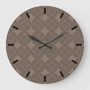 Grande Horloge Ronde Taupe shippo