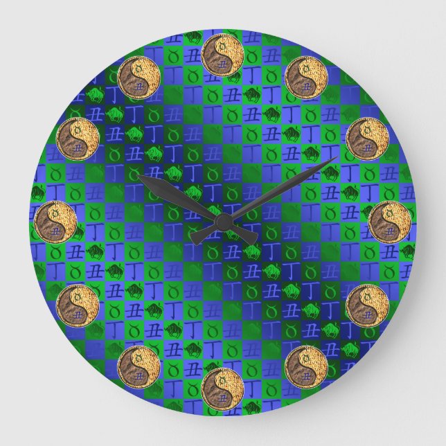 Grande Horloge Ronde Taureau & Boeuf de Feu (Recto)