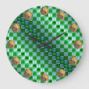 Grande Horloge Ronde Taureau & Serpent de feu