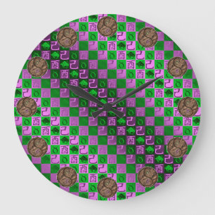 Grande Horloge Ronde Taurus & Coq de Terre