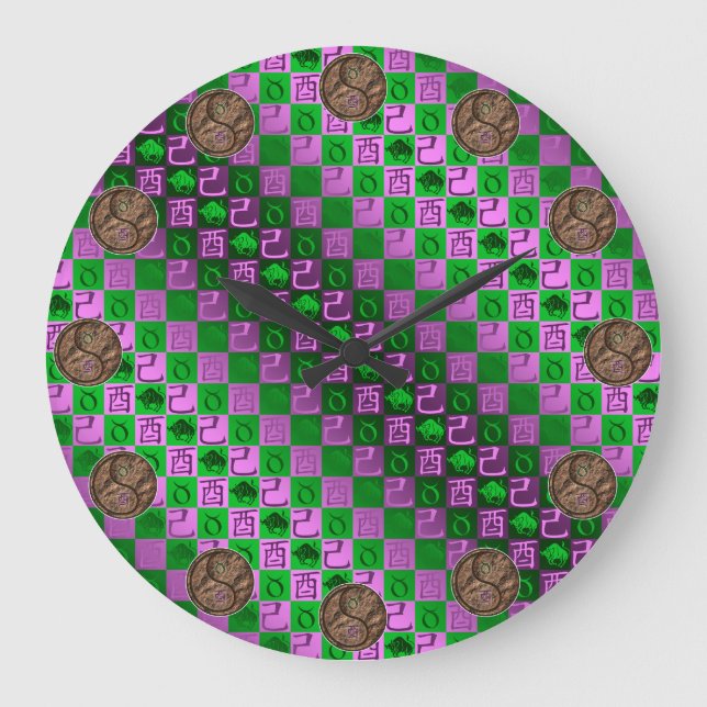 Grande Horloge Ronde Taurus & Coq de Terre (Recto)
