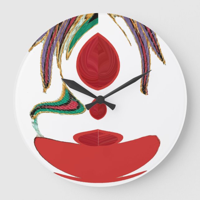 Grande Horloge Ronde Tea Time tout le temps (Recto)
