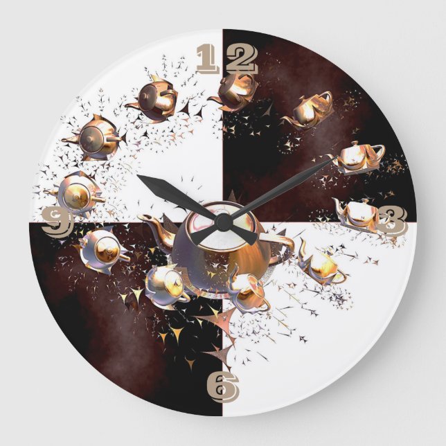 Grande Horloge Ronde Teapot (Recto)