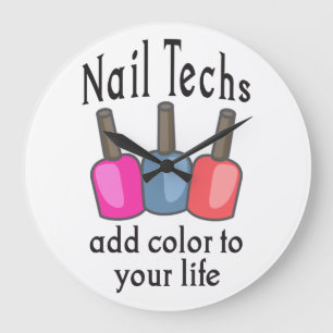 Grande Horloge Ronde Techs ongles