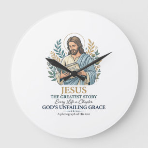 Grande Horloge Ronde Tee-shirt vintage pour maman Jésus scrapbooking Co