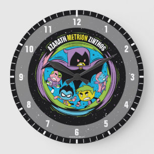 Grande Horloge Ronde Teen Titans Go!   Raven "Azarath Metrion Zinthos"