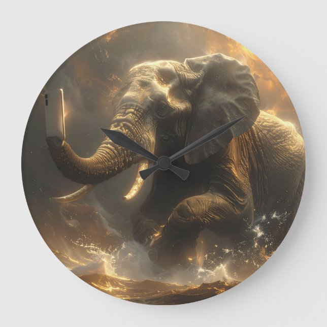 GRANDE HORLOGE RONDE TÉLÉPHANTASTIQUE (Recto)