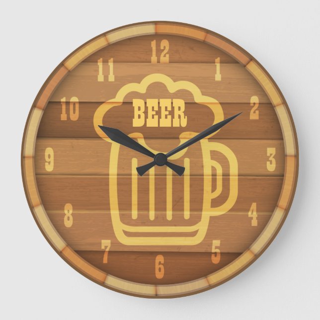 Grande Horloge Ronde Temps de bière (Recto)
