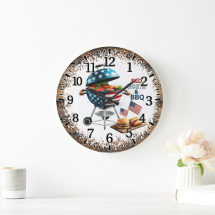 Grande Horloge Ronde Temps de grillade