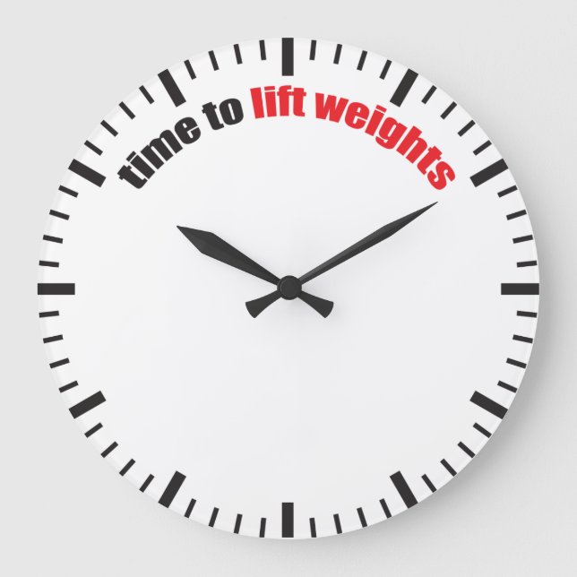 Grande Horloge Ronde Temps de Lift Weights (Recto)