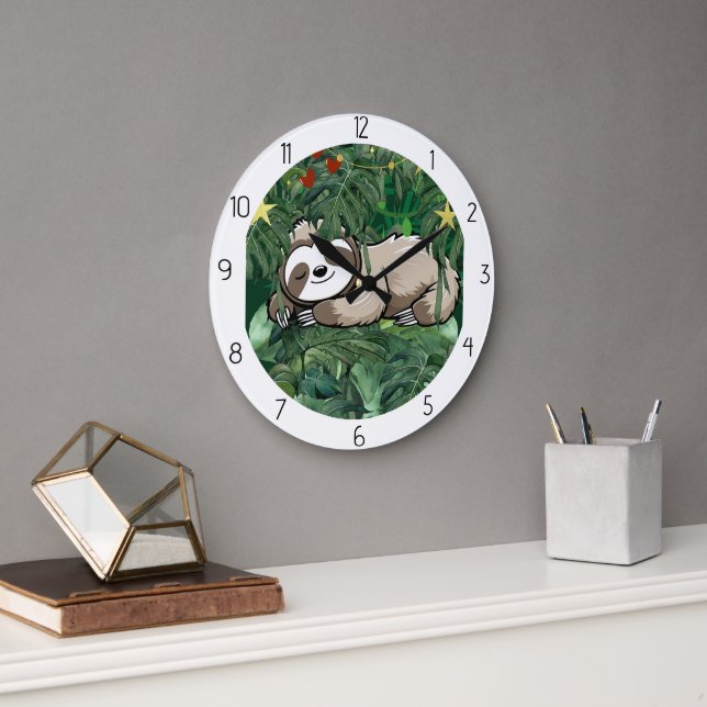 Grande Horloge Ronde temps de repos de l'animal (Bureau)
