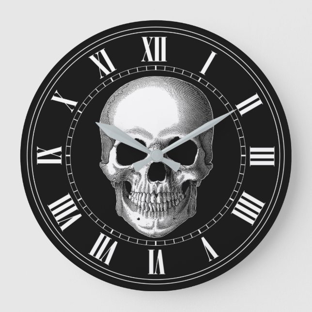 Grande Horloge Ronde Temps de Skull (Recto)