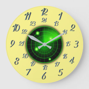 Grande Horloge Ronde Temps militaire radar