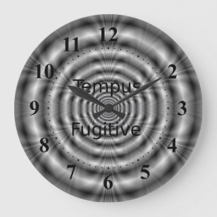 Grande Horloge Ronde Tempus Fugitive