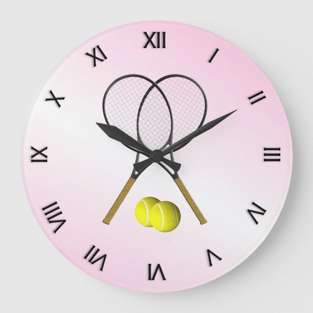Grande Horloge Ronde Tennis double rose (Recto)
