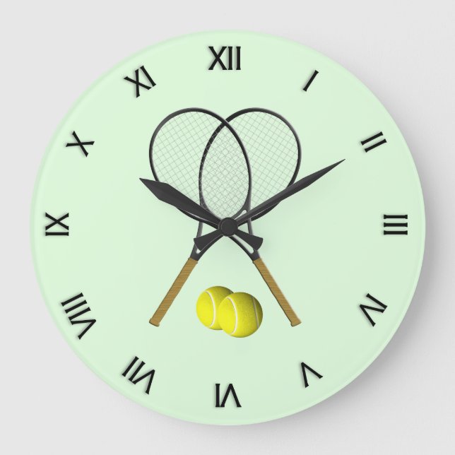 Grande Horloge Ronde Tennis Double Vert (Recto)