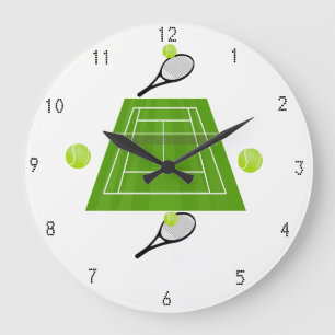 Grande Horloge Ronde Tennis Wallclock