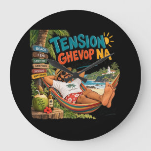 Grande Horloge Ronde Tension Ghevop Na — La vie est meilleure à Goa