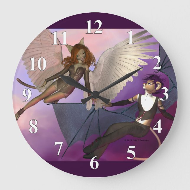 Grande Horloge Ronde Tenté (Recto)