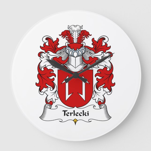 Grande Horloge Ronde Terlecki Family Crest (Recto)
