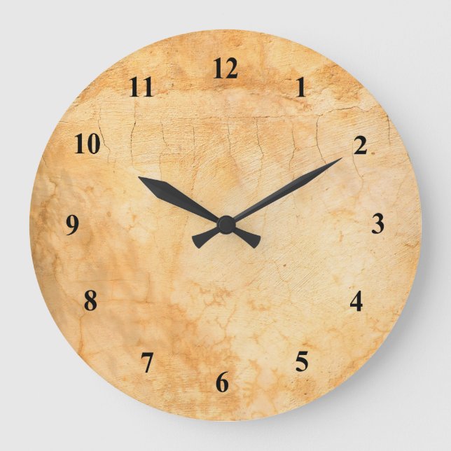 Grande Horloge Ronde Terracotta brick (Recto)