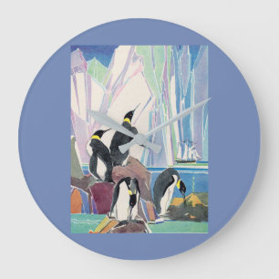 Grande Horloge Ronde terrain de pingouin